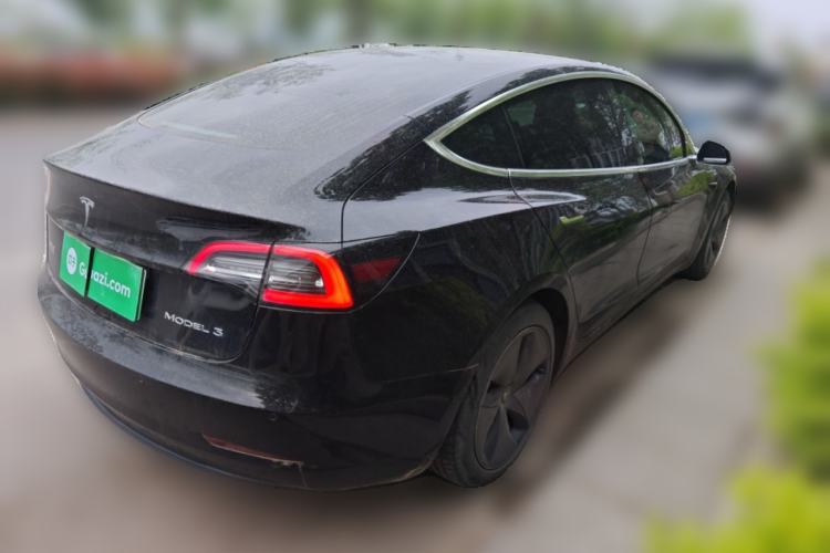 Used Tesla Model 3 2020 Refreshed Version Long-Range Rear-Wheel Drive Rear Right 45 Deg