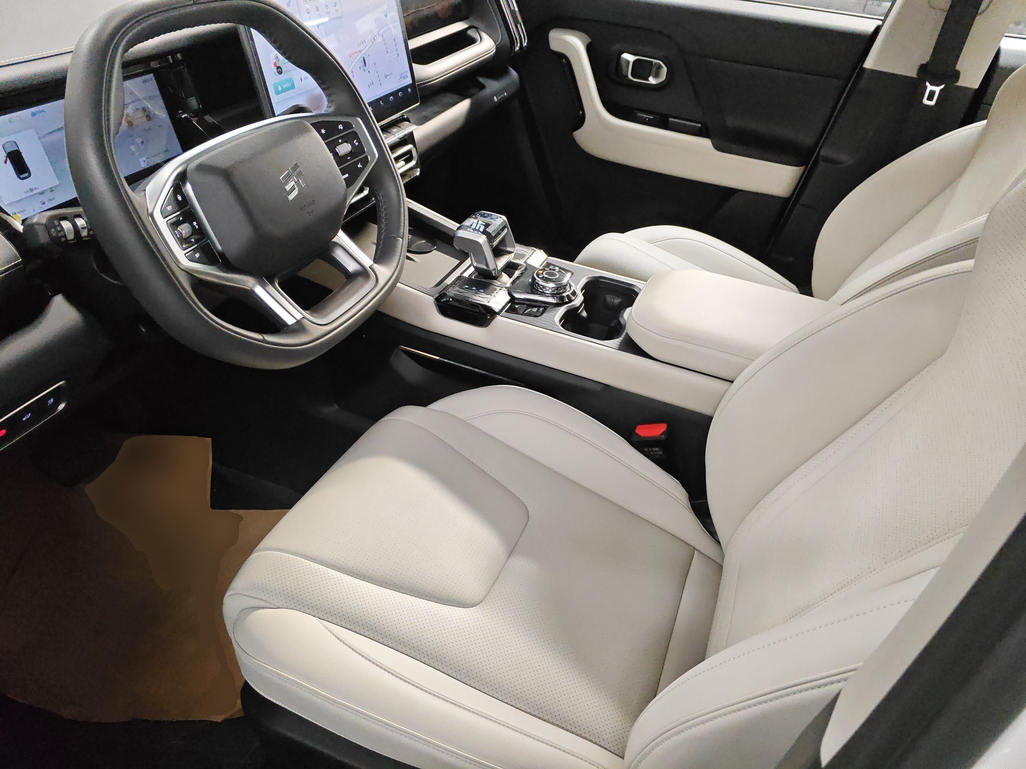 Переднее сиденье в автомобиле