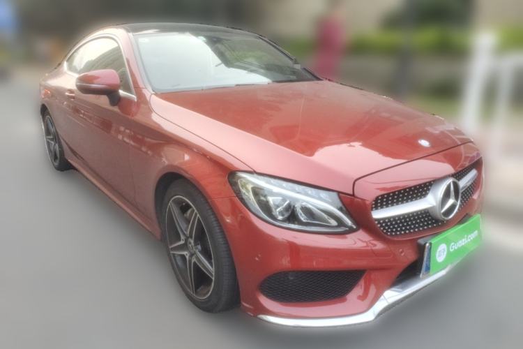 Used Mercedes-Benz C-Class 2017 Facelift C 200 Coupe Front Right 45 Deg