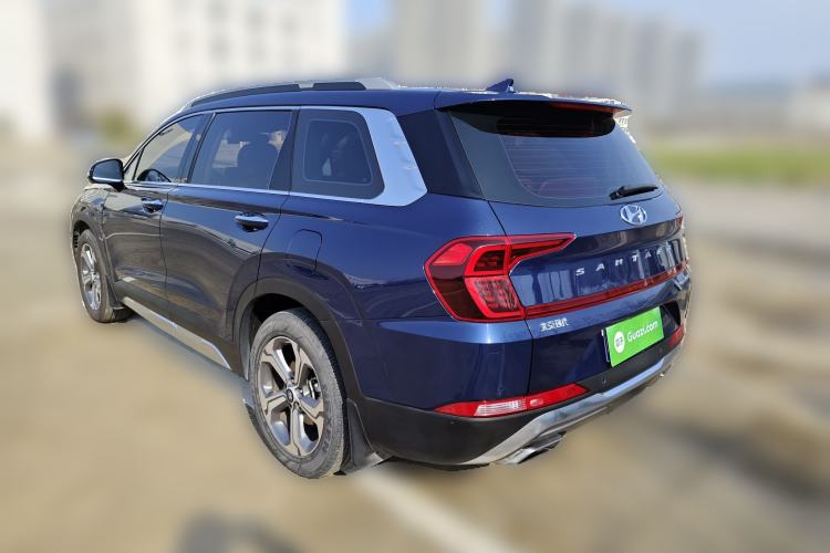 Used Hyundai Santa Fe 2019 380 TGDi TOP Automatic All-Wheel Drive Flagship (HTRAC) China V Standard Rear Left 45 Deg