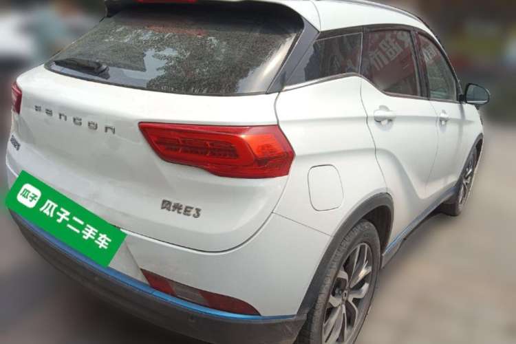 Used Dongfeng Fengon E3 2019 EVR Extended-Range Luxury Model Rear Right 45 Deg