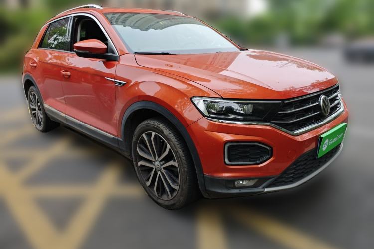 Used Volkswagen T-ROC 2018 280TSI DSG Two-Wheel-Drive Comfort Version China V Standard Front Right 45 Deg