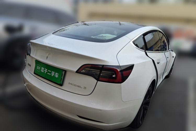 Used Tesla Model 3 2020 Standard Range Rear-Wheel Drive Upgraded Version Rear Right 45 Deg