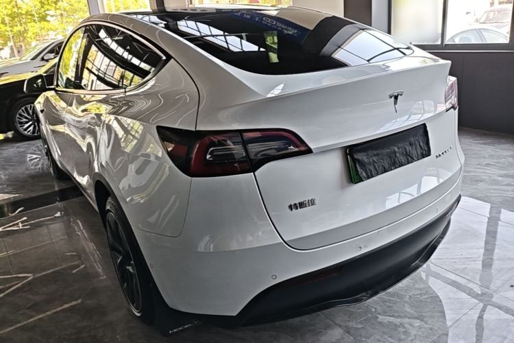 Used Tesla Model Y 2021 Long-Range All-Wheel-Drive Version 3D7 Rear Left 45 Deg