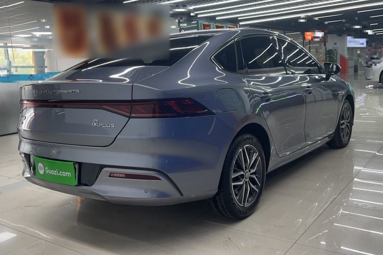 Used BYD Qin PLUS 2021 DM-i 55KM Flagship Model Rear Right 45 Deg