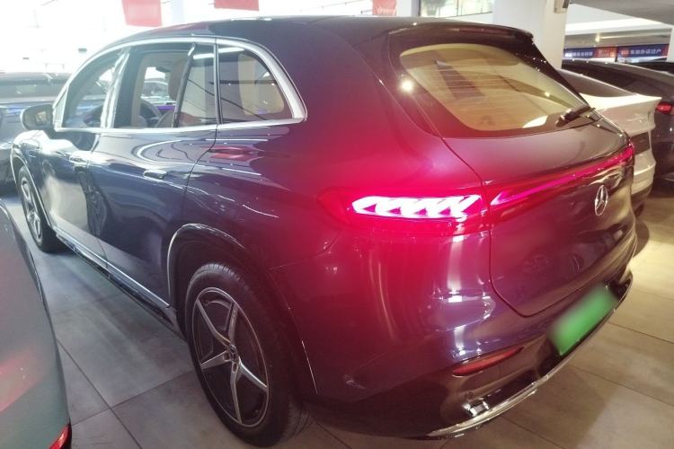 Used Mercedes-Benz EQS SUV 2023 450 4MATIC Pioneer Edition Rear Left 45 Deg