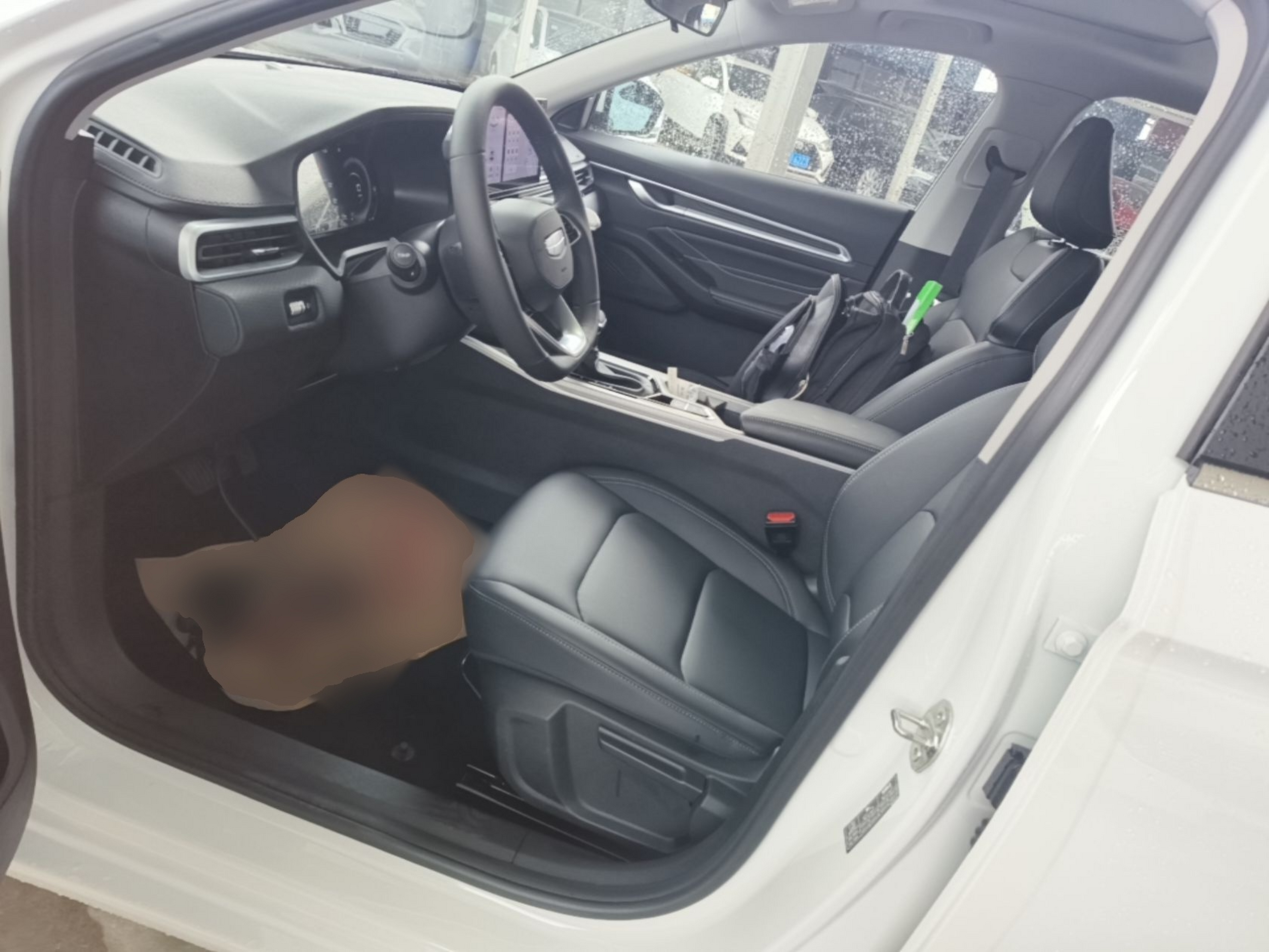 Vordere Reihe im Auto