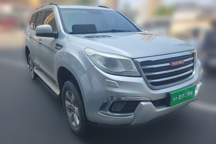 Used Haval H9 2015 2.0T Four-Wheel Drive Luxury 7-Seater Front Right 45 Deg
