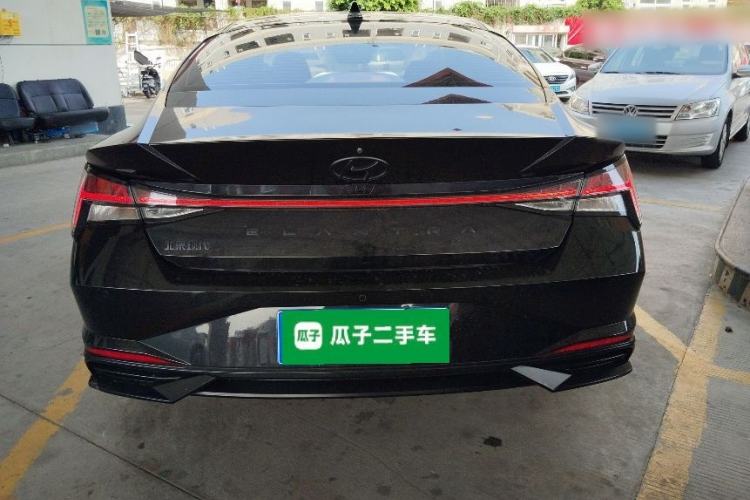 Used Hyundai Elantra 2022 1.5L CVT LUX Black Knight Limited Edition Rear