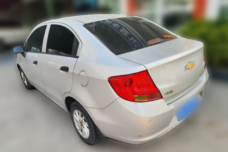 Used Chevrolet Sail 2013 Sedan 1.2L Manual Fashionable Happiness Edition Rear Left 45 Deg