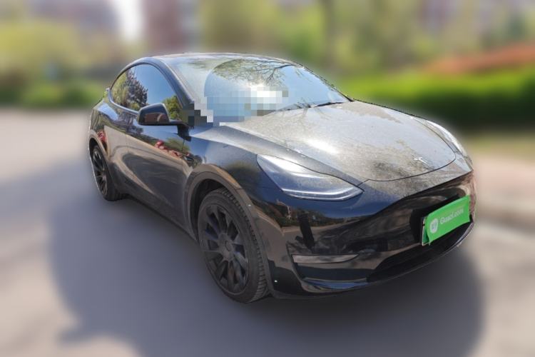 Used Tesla Model Y 2022 Revised Version Long-Range All-Wheel Drive Front Right 45 Deg