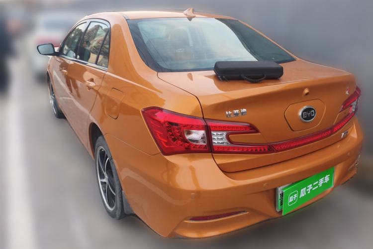 Used BYD Qin New Energy 2014 1.5T Cool Black Knight Flagship Model Rear Left 45 Deg