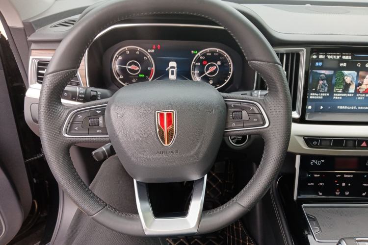 Used Hongqi HS7 2022 2.0T DCT Two-Wheel Drive Smart Connect Flagship Edition Seven Seats Steering Wheel