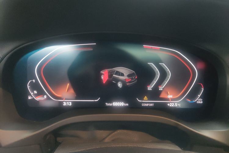 Used BMW X3 2021 xDrive30i Luxury Model with M Sport Package Instrument Cluster