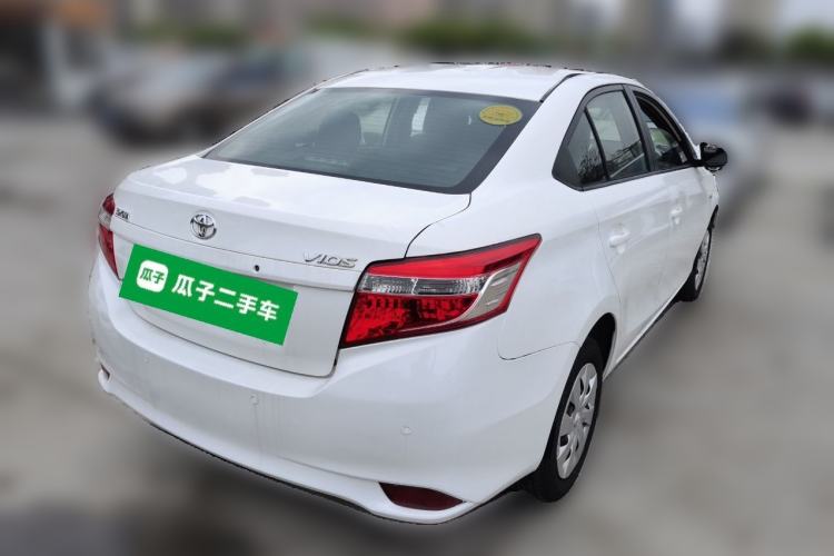 Used Toyota Vios 2014 1.3L Automatic Standard Edition Rear Right 45 Deg