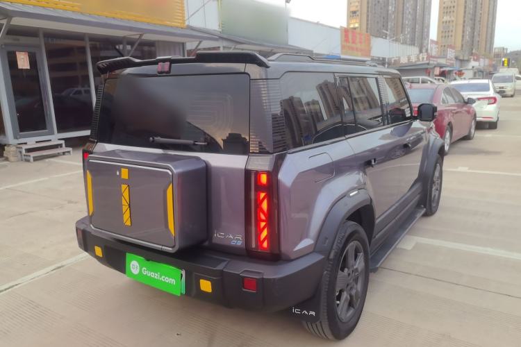 Used iCAR 03 2024 501km Two-Wheel Drive Long-Range Version Rear Right 45 Deg