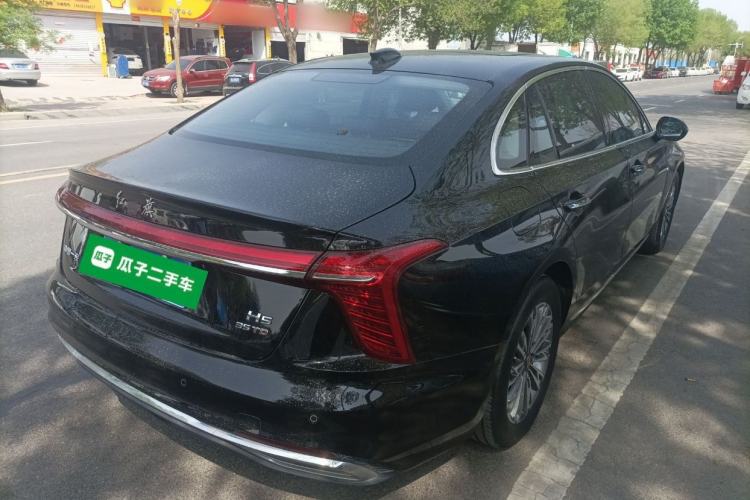 Used Hongqi H5 2024 1.5T DCT Smart Connect Flagship Edition Rear Right 45 Deg