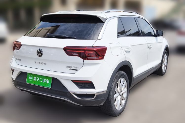 Used Volkswagen T-ROC 2022 280TSI DSG Two-Wheel Drive Elite PLUS Rear Right 45 Deg