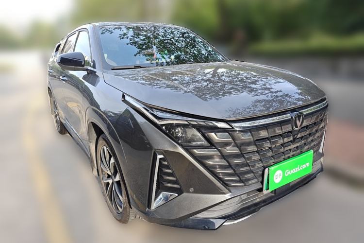 Used CHANGAN UNI-Z New Energy 2024 Blue Whale Smart Electric iDD 125km Excellence Model Front Right 45 Deg