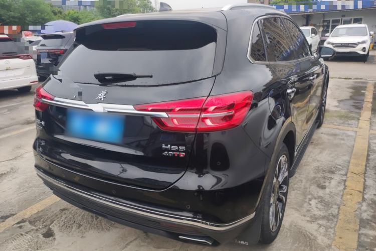 Used Hongqi HS5 2019 2.0T Smart Connect Flagship All-Wheel-Drive Version Rear Right 45 Deg