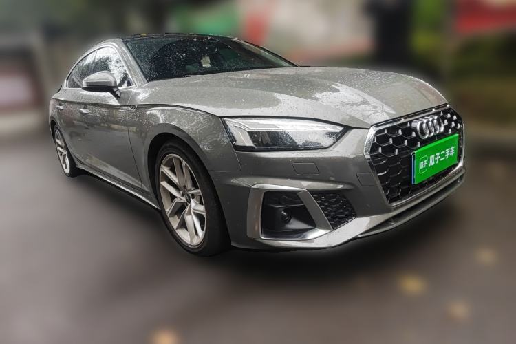 Used Audi A5 2023 Sportback 40 TFSI Fashionable and Dynamic Model Front Right 45 Deg