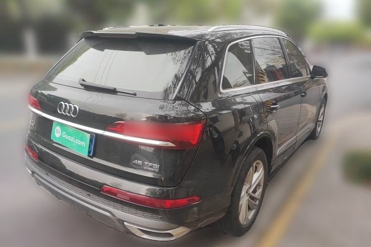 Used Audi Q7 2023 45 TFSI quattro S line Sport model Rear Right 45 Deg