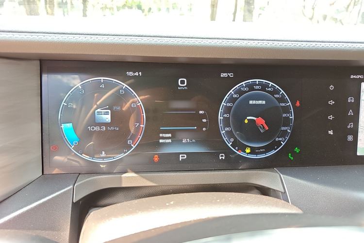 Used Tank 300 2023 City Edition 2.0T—Stylish as Ever Instrument Cluster