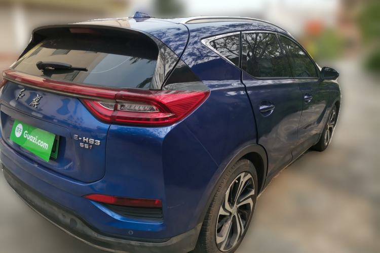 Used Hongqi E-HS3 2019 Zhilian Qiyue Two-Wheel Drive Version Rear Right 45 Deg