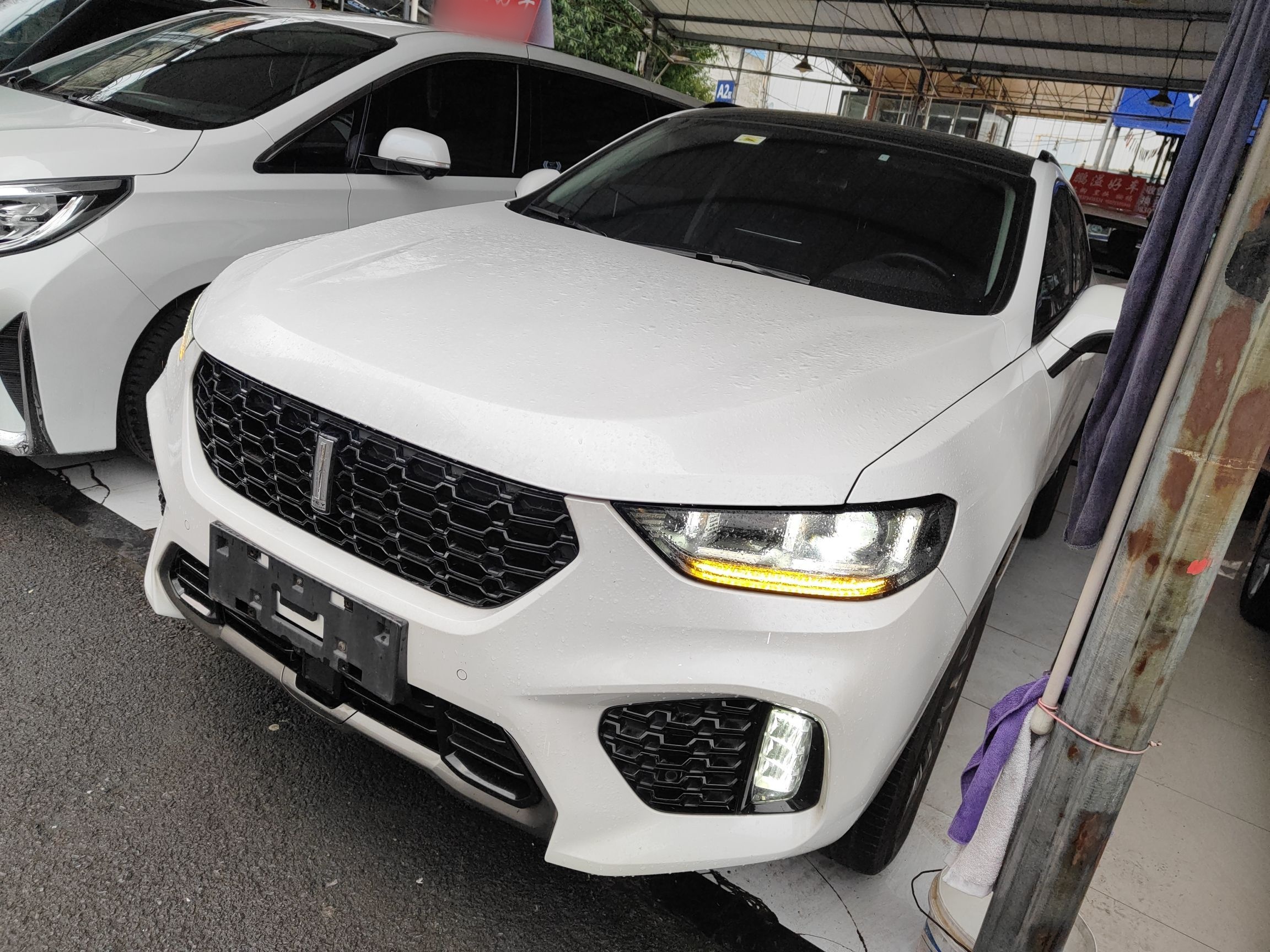 تحت مقدمة السيارة