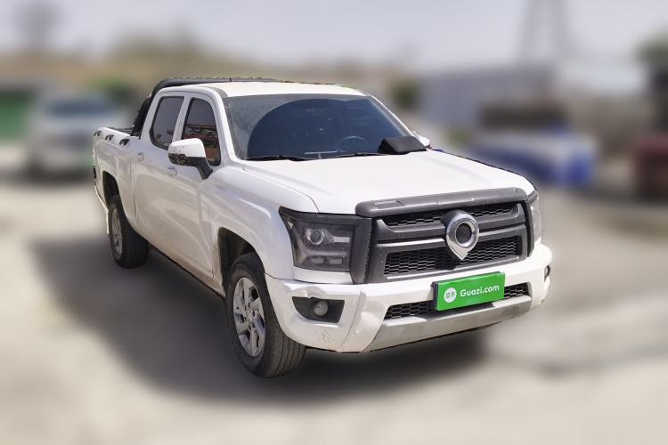 Used Great Wall King Kong Poer 2024 2.0T Automatic 8AT Diesel Two-Wheel-Drive Elite Flatbed Front Right 45 Deg