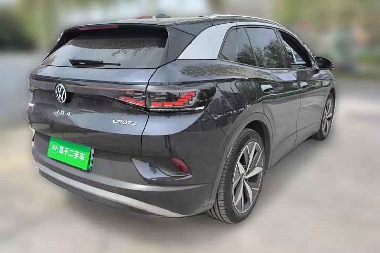 Used Volkswagen ID.4 CROZZ 2021 Long-Range Lite PRO Two-Wheel Drive Version Rear Right 45 Deg