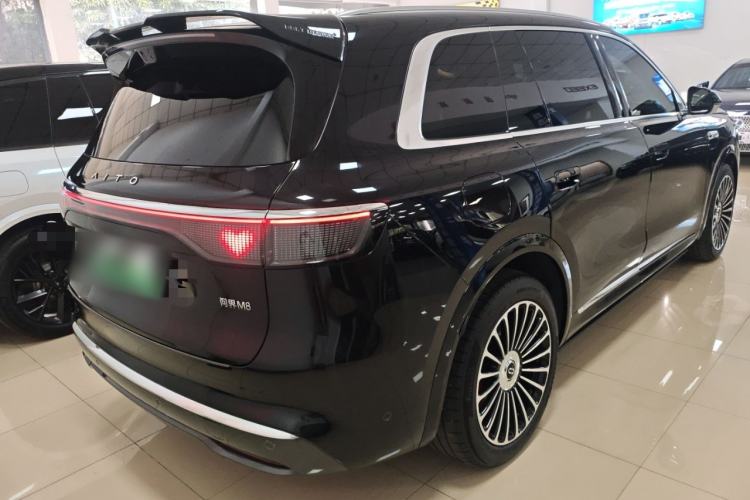 Used Hima AITO M8 2025 Extended-Range Max+ Version 53.4 kWh 6-Seater Edition Rear Right 45 Deg