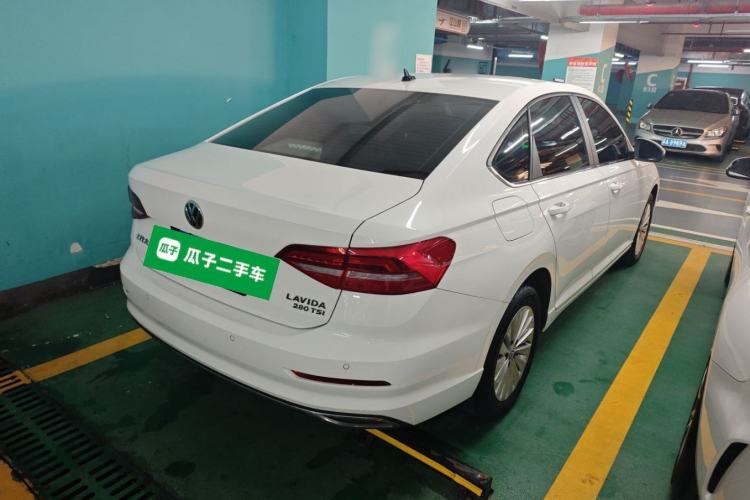 Used Volkswagen Lavida 2019 280TSI DSG Comfort Edition China VI standard Rear Right 45 Deg