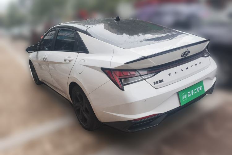 Used Hyundai Elantra 2022 1.5L CVT 20th Anniversary Edition Rear Left 45 Deg