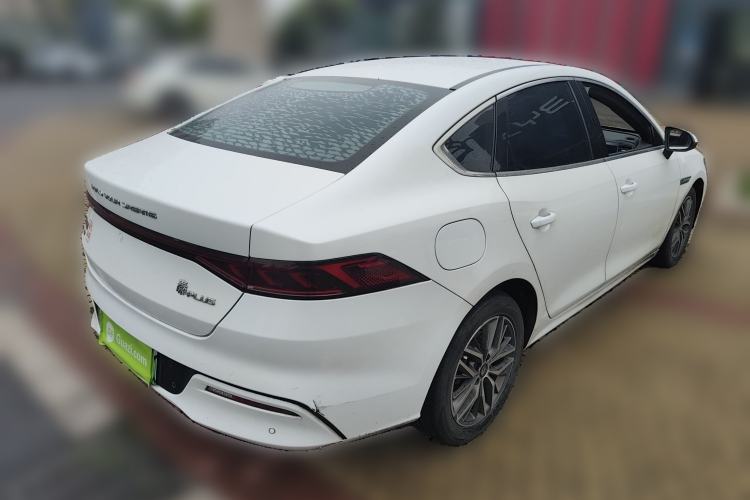 Used BYD Qin PLUS 2021 DM-i 55KM Flagship Model Rear Right 45 Deg