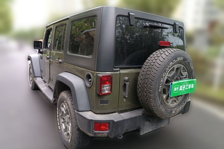 Used Jeep Wrangler 2015 3.6L Rubicon Four-Door Comfort Edition Rear Left 45 Deg