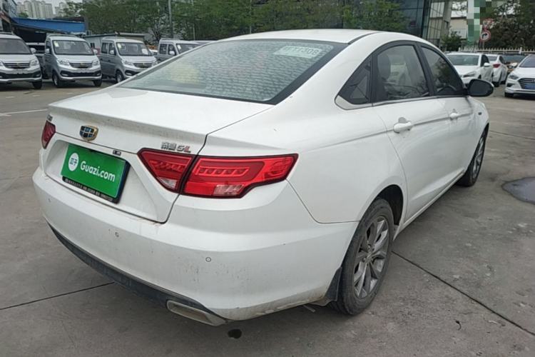 Used Geely Auto Emgrand GL 2017 1.3T Manual Elite Model Rear Right 45 Deg