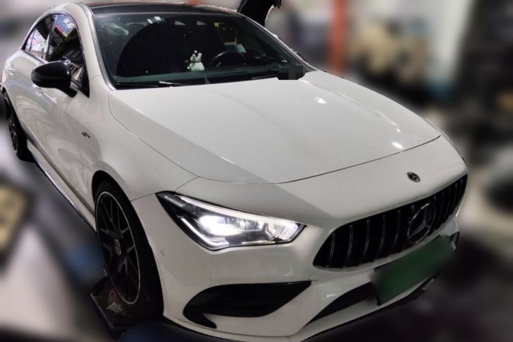 Used Mercedes-Benz CLA AMG 2021 AMG CLA 35 4MATIC Front Right 45 Deg