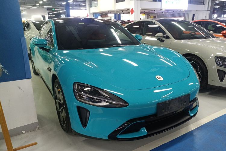 Used Xiaomi Auto SU7 2024 Rear-Drive Ultra-Long Range Advanced Pro-Level Intelligent Driving Version Front Right 45 Deg