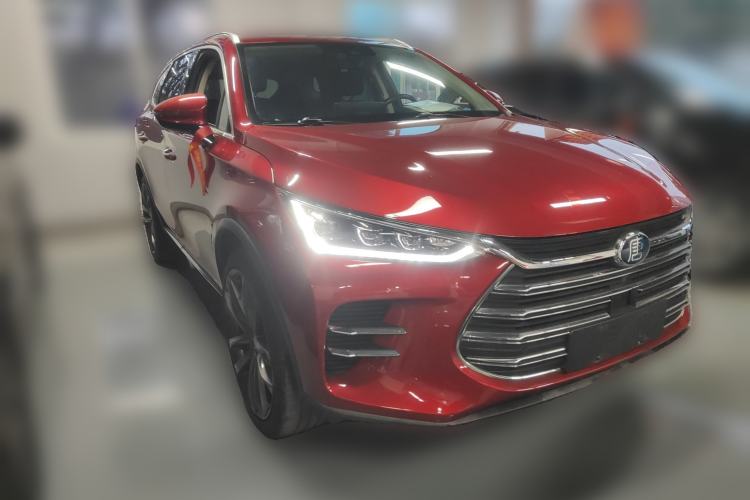 Used BYD Tang New Energy 2018 DM 2.0T All-Wheel Drive Smart Connect & Enjoyment Model 7 Seats China V Emission Standard Front Right 45 Deg