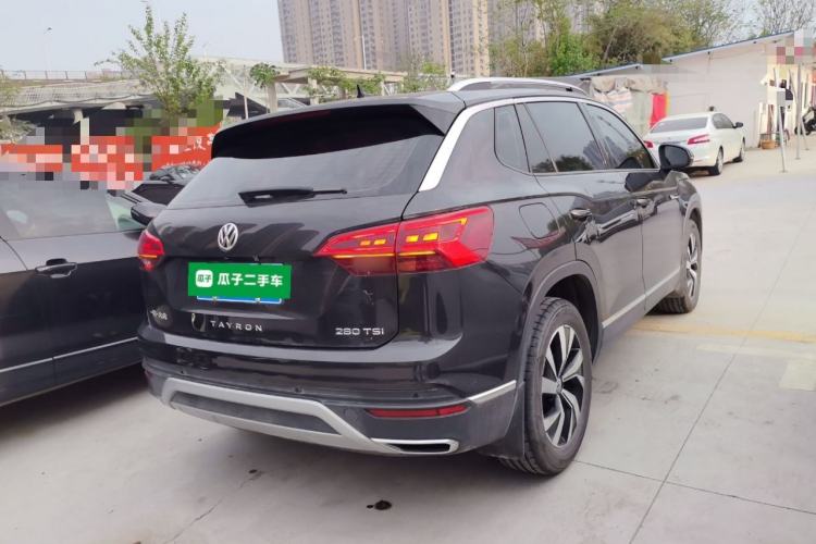 Used Volkswagen Tayron 2021 280TSI Two-Wheel Drive Luxury Smart Connectivity Version Rear Right 45 Deg