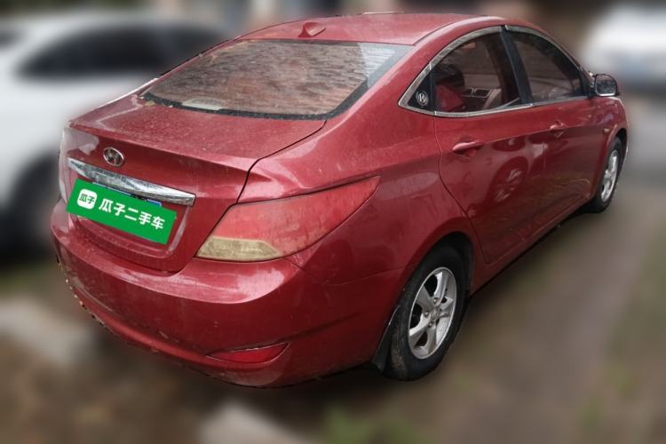 Used Hyundai Verna (older generation) 2010 Sedan 1.4L Automatic Comfort Model GS Rear Right 45 Deg