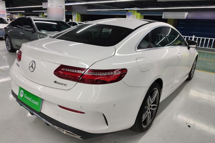 Used Mercedes-Benz E-Class 2018 E 200 4MATIC Coupe Rear Right 45 Deg