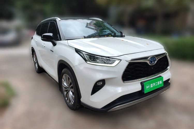 Used Toyota Highlander 2022 Dual-Engine 2.5L Four-Wheel Drive Supreme Edition 7-Seater Front Right 45 Deg