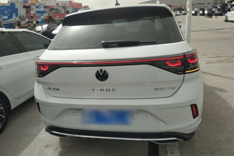 Used Volkswagen T-ROC 2023 300TSI DSG Two-Wheel-Drive Chen Guang Edition Rear