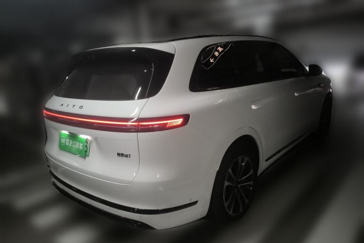 Used Hima AITO M7 2026 Model Pure Electric Max All-Wheel Drive 5-Seater Version Rear Right 45 Deg