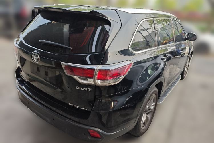 Used Toyota Highlander 2015 2.0T Four-Wheel Drive Luxury Edition 7-Seater Rear Right 45 Deg