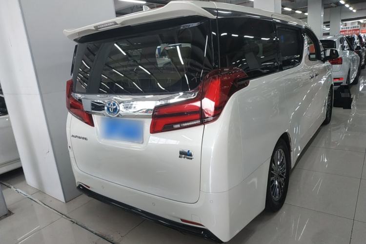 Used Toyota Alphard 2021 Dual-Engine 2.5L Luxury Edition Rear Right 45 Deg