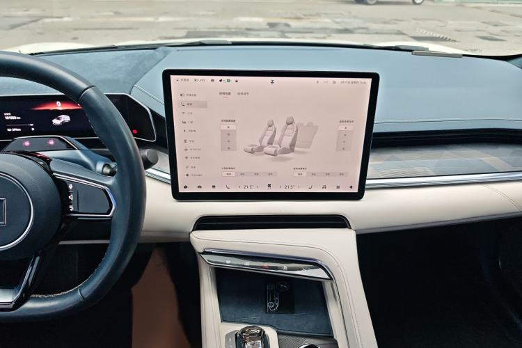 Used Zeekr 001 2021 Ultra-Long Range Dual-Motor YOU Version Audio And AC Panel