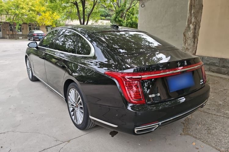 Used Hongqi H9 2020 2.0T Smart Connect Flagship Edition Rear Left 45 Deg